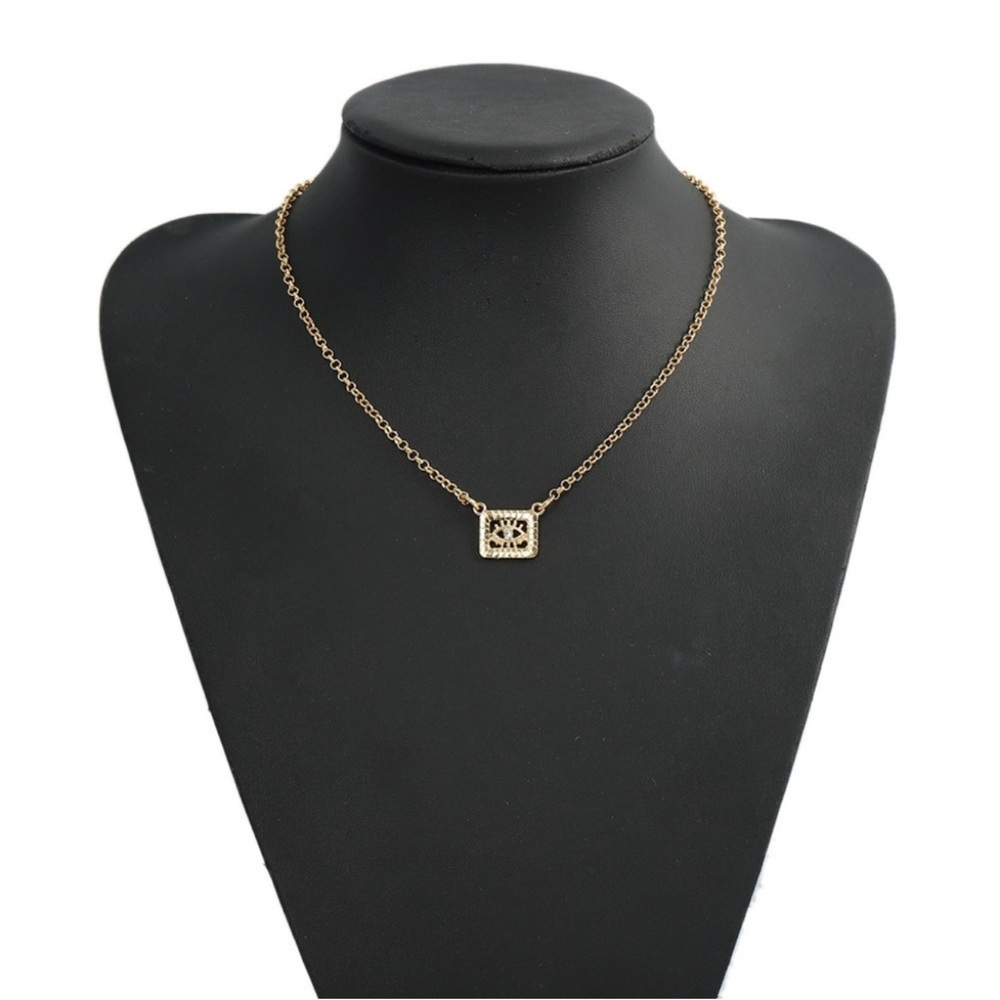 ๐ฅ Clearance ๐ฅ Gold Tone Nazar Charm Necklace - Picture 3 of 8